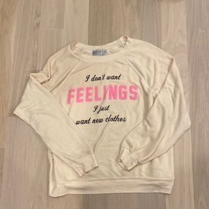 Perfect condition wildfox sweatshirt Medium